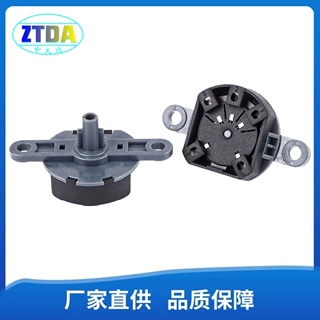 工厂定制波段控制开关多档位旋45度钮开关加湿器电风扇旋转开关