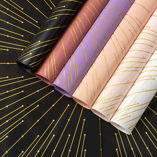 The starting point of foreign trade love Milan paper matte paper Korean version of bronzing paper flower wrapping paper flower flower art wrapping paper material batch