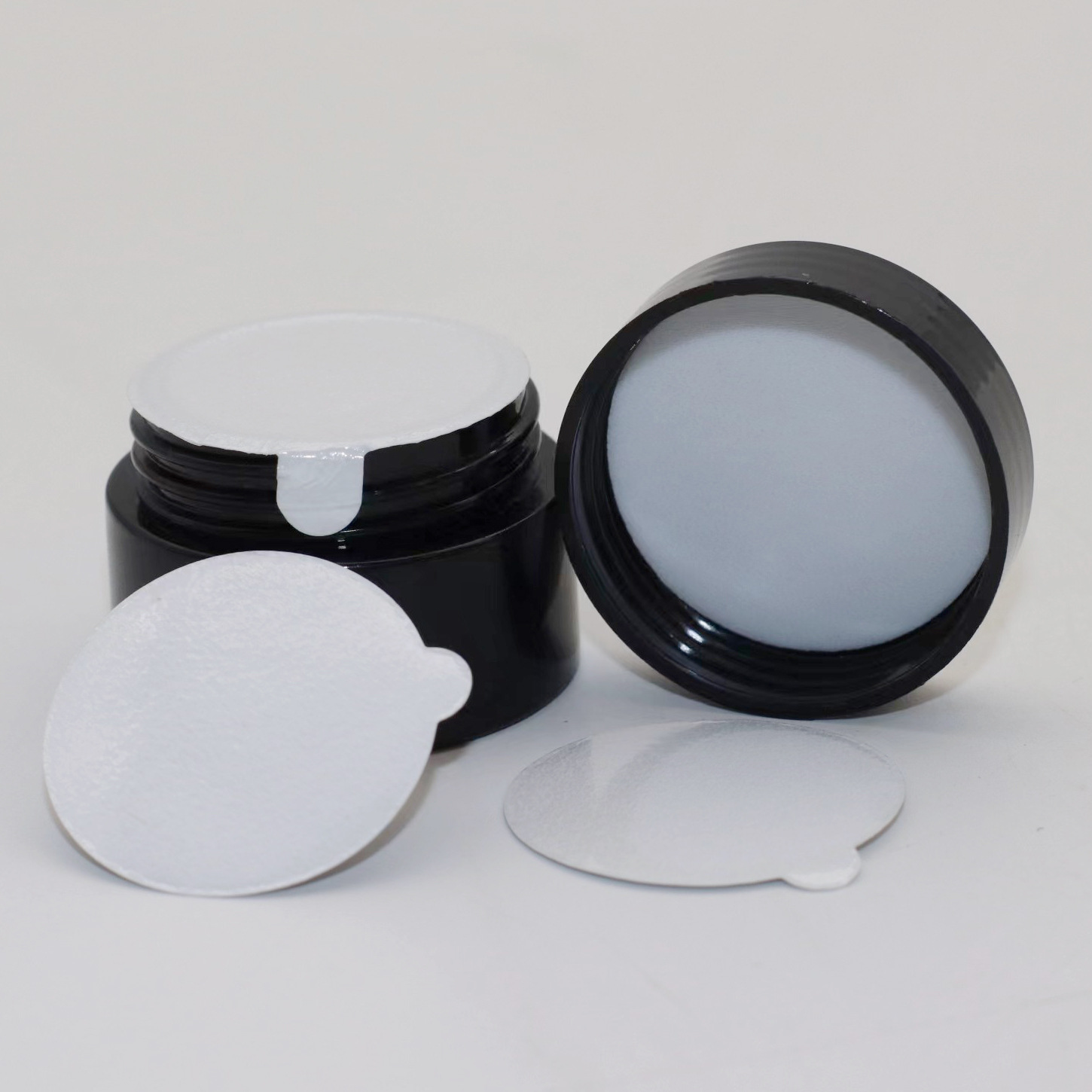 源头工厂直销PET PP PE带拉耳易撕铝箔封口膜片 电磁热感应铝箔片