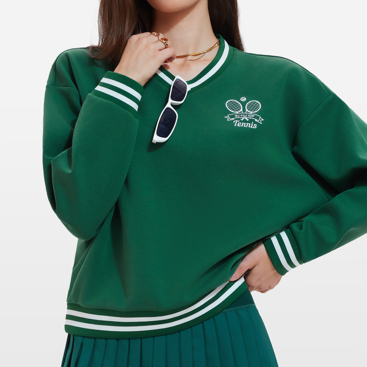 Amazon nueva camiseta deportiva de cuello en V mujer casual suelta 100 camiseta al aire libre transpirable correr fitness mangas largas