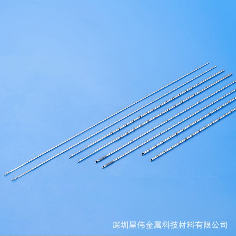 304不锈钢实心三棱针 实验室取样长款穿刺针 刃口锋利磨尖刺血针