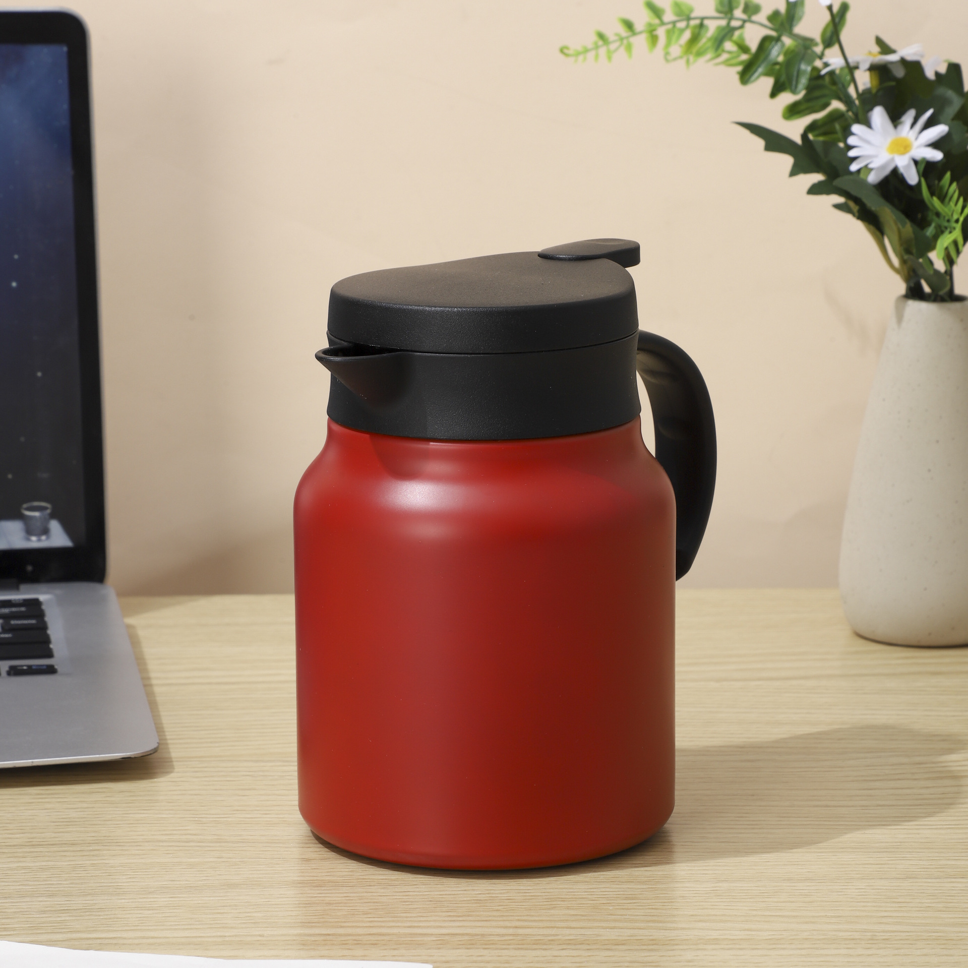 316 tetera de té de acero inoxidable taza de preservación de calor para hombres y mujeres viejos tetera de té blanca para hacer té doméstico de oficina de gran capacidad tetera de café