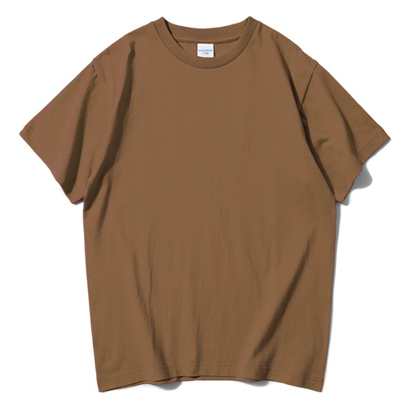 AG240 G Heavy Real Hammer Футболка из чесаного хлопка Модный бренд с коротким рукавом в стиле ретро утолщенная европейско-американская одежда больших размеров с коротким рукавом