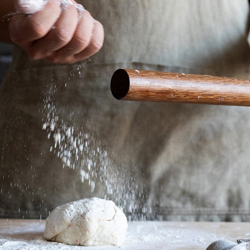 Wooden rolling pin kitchen baking tool chicken wing wood mini rolling pin dumpling skin no paint no wax rolling long stick