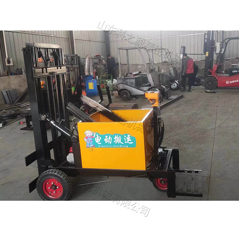 站驾式电动叉车 小型手扶物流运输叉装车 前移式工厂装货装卸车