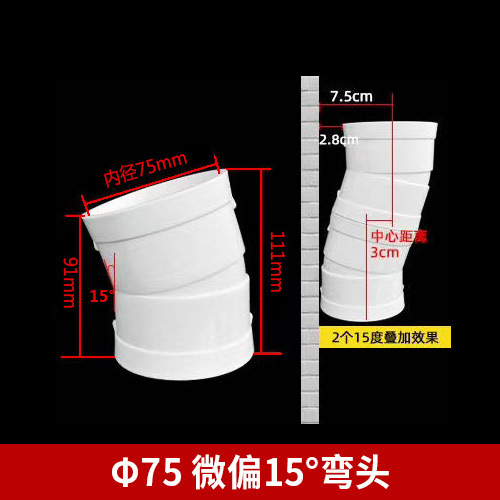 PVC回転エルボ万方向調整直接偏置エルボ調整可能180度 ° 万能エルボは耐腐食性があります|undefined