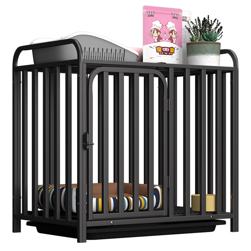 Jaula de perro grande jaula de perro mediano con separación de inodoro hogar interior y exterior jaula de Labrador Golden Retriever