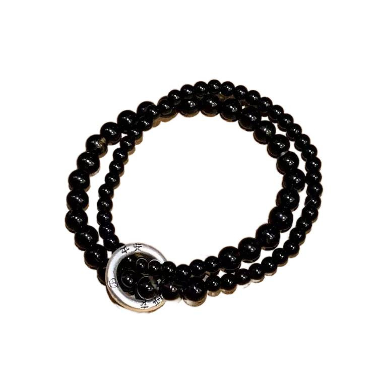 Pulseras de doble capa, pulseras ligeras y lujosas de alta calidad, pulseras de transferencia de sentimiento de cumpleaños para hombres, parejas nuevas