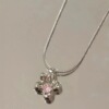 Fresh pendant with bow, universal necklace, Birthday gift, wholesale