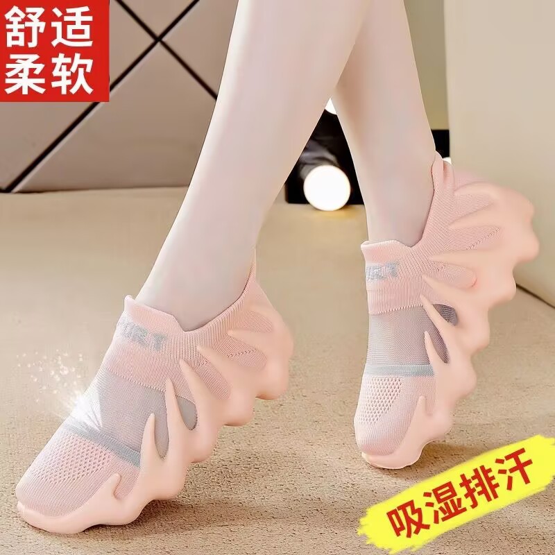 Octopus calcetines zapatos mujer 2025 primavera nuevo estilo coreano estudiantes zapatos deportivos transpirables mujeres corriendo zapatos casuales de tejido volador