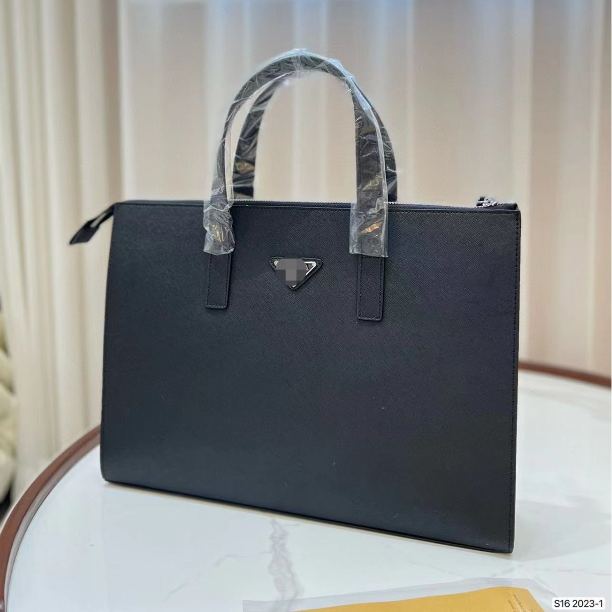 핸드백 고급 남성용 서류가방 정품 가죽 숄더 크로스백 남성용 가방 비즈니스 컴퓨터 가방 대용량 출장