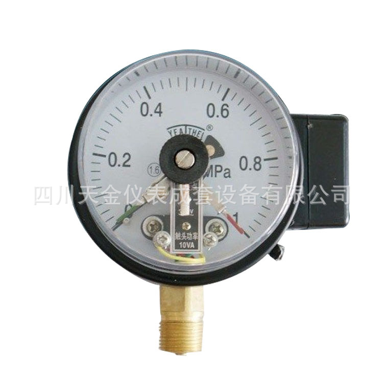 普通电接点压力表YXC-100 径向型高精度1.6级电接点压力表0~60MPA