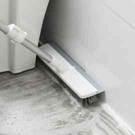 卫生间地刷浴室地板刷子刮刷一体无死角地缝洗墙刮水器厕所清洁刷