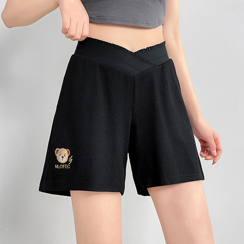 Maternity pants  summer thin bottoming three-point safety pants large size anti-exposure fashionable maternity shorts