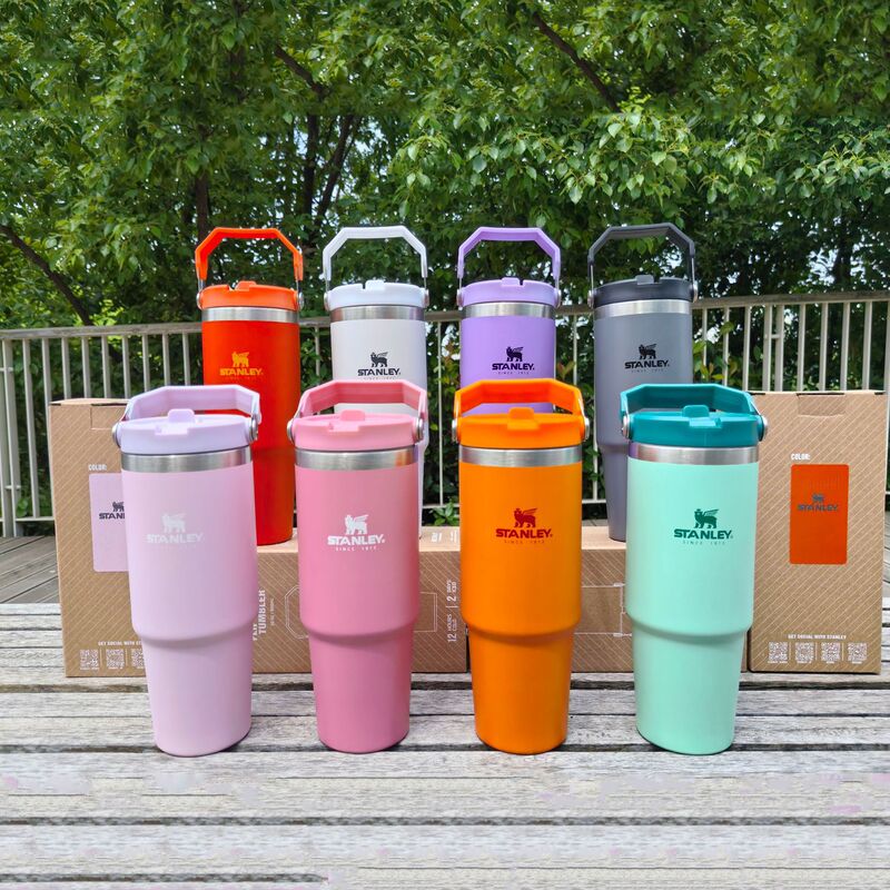 Spot Cross-Border Amazon Popular Ebaystanley Stanley Thermos Cup 30oz Satchel Outdoor Water Cup
