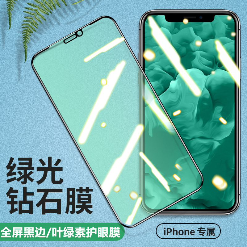 Aplicable a Apple 15 película de endurecimiento iPhone 12 película anti-peep 13 polvo de pantalla completa esmerilado Apple 14 película de teléfono móvil 11