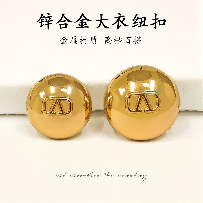 Металлические пуговицы из ручного шитья модные повседневные костюмы пуговицы пальто ветровка рубашка застежка красиво украшенная грибная пряжка
