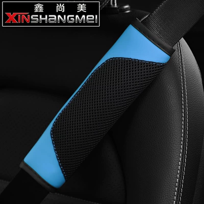 Mesh Shoulder Pads New | Seat belt shoulder pad - blue