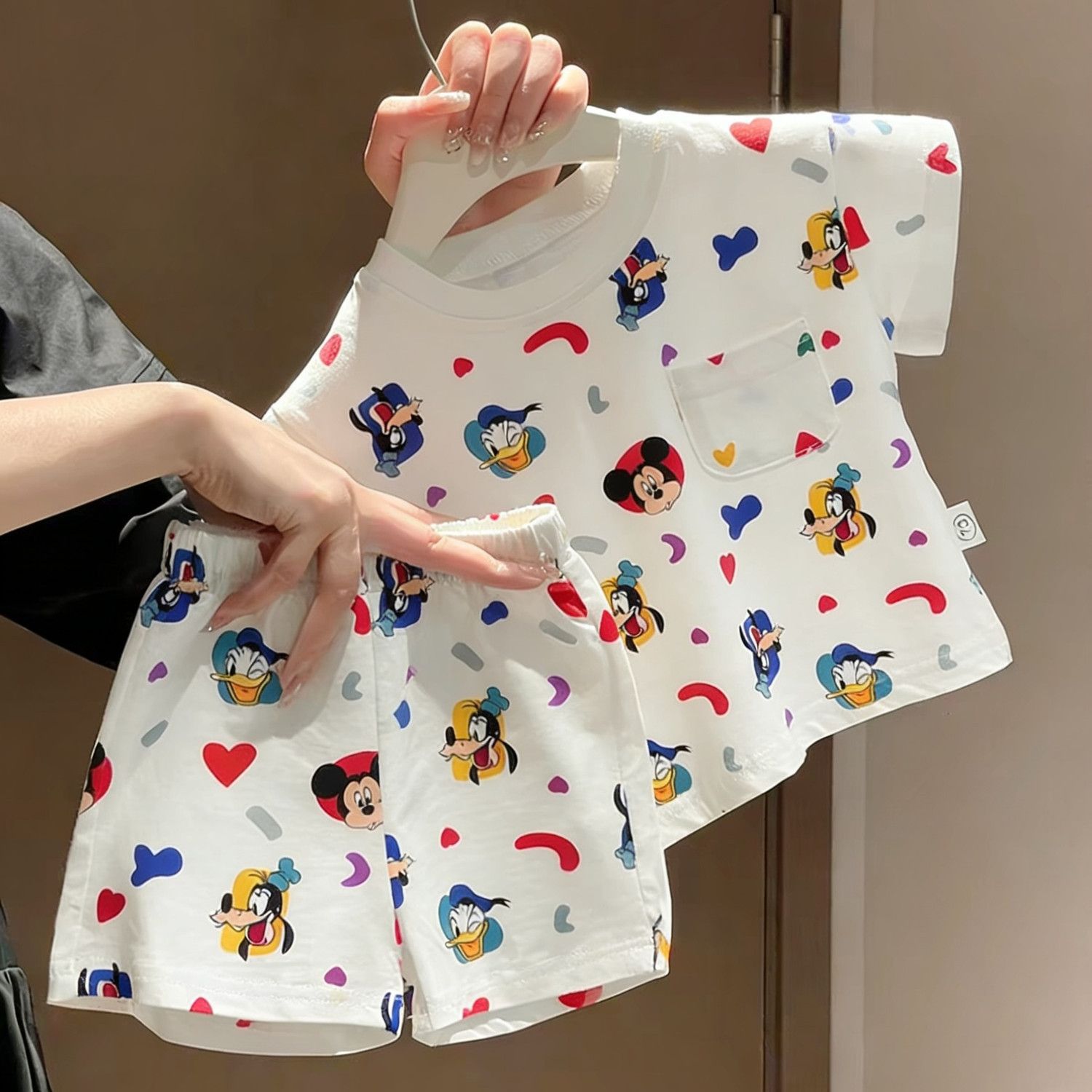 Summer children's cartoon pijama for men and women