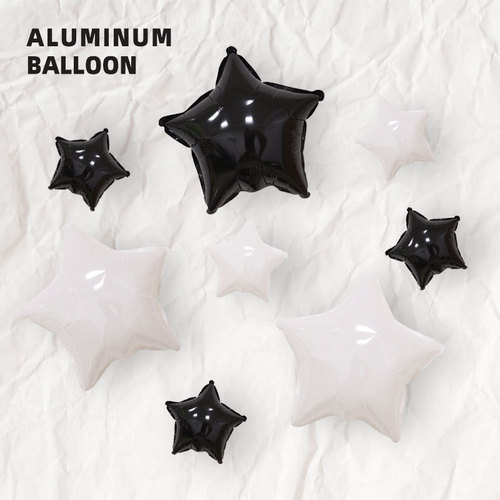 10-inch aluminum film balloon, five-pointed star small aluminum foil balloon, birthday party decoration supplies star balloon