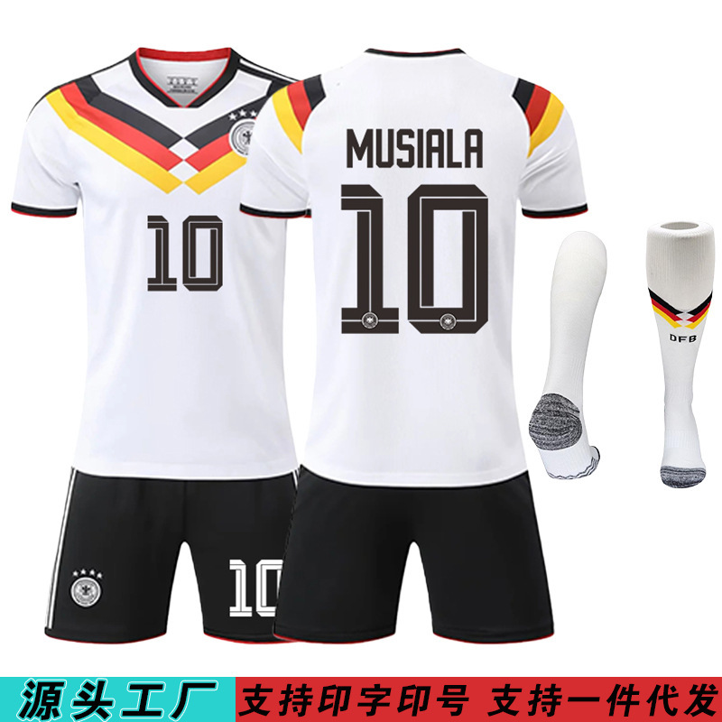 2026 World Cup Germany Home Jersey No. 10 Musiala Veltz 13 Muller Football Uniform Set Cross-Border