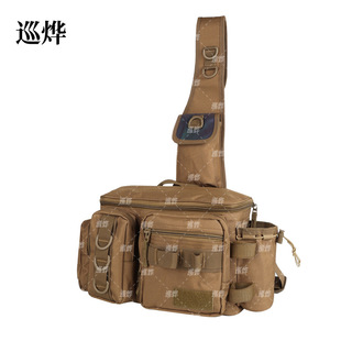 Luya Bag New Multifunctional Fishing Bag Tourism Outdoor Sports Shoulder Messenger Luya Waist Dropshipping
