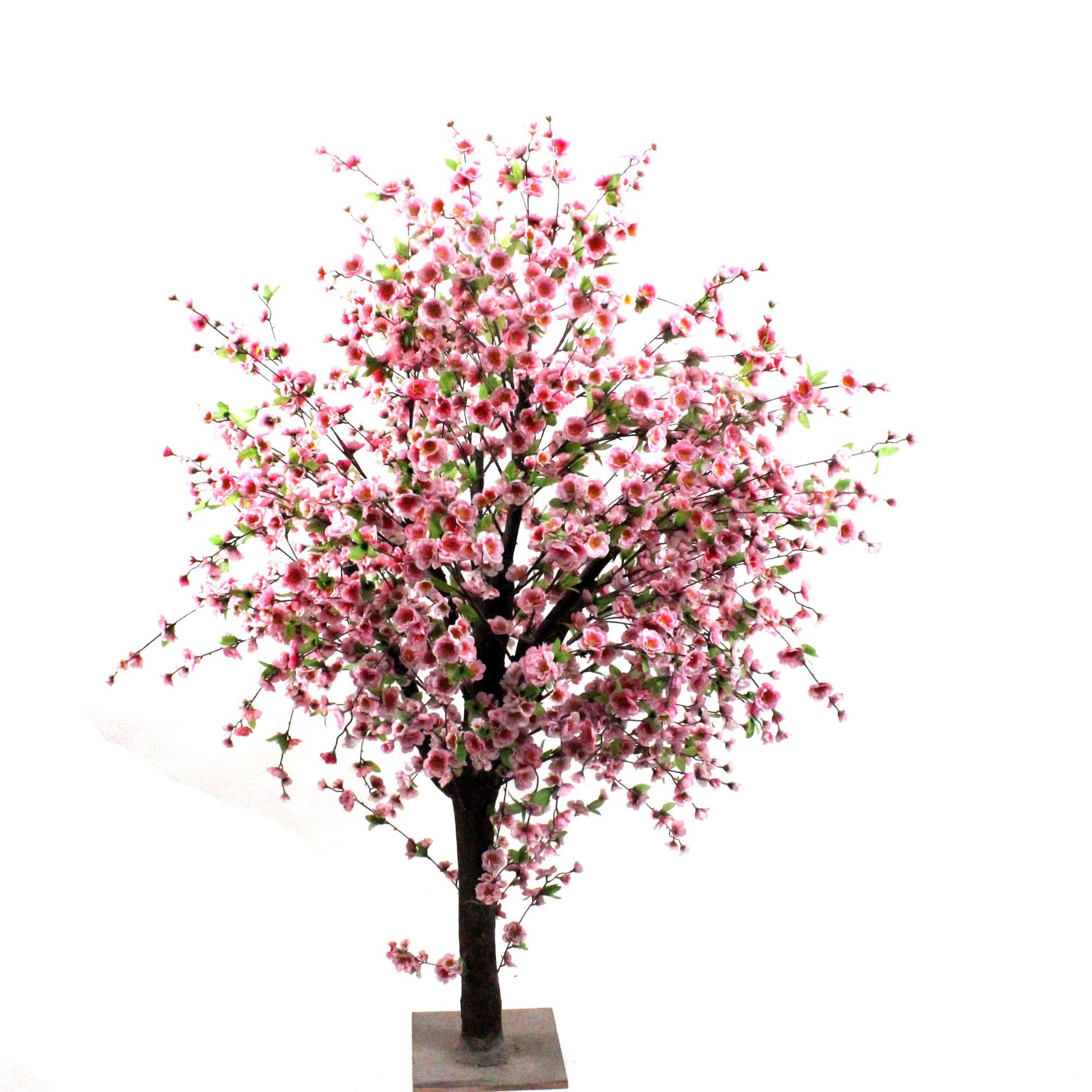 Simulación pequeña flor de durazno centro comercial ventana sala de estar decoración del hogar decoración artificial pequeña flor de durazno paisaje en maceta