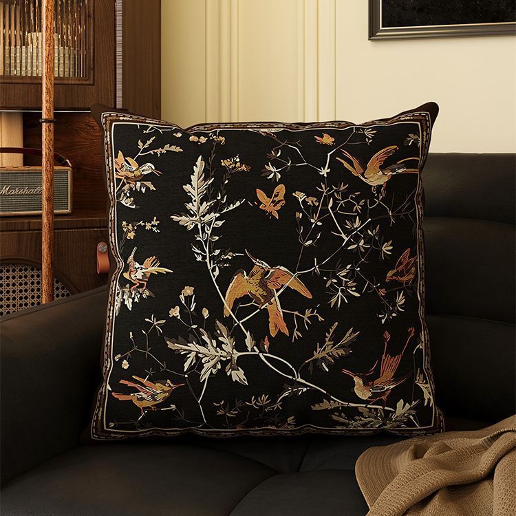 Dekorpude fløjl grøn vintage stil til sofa og seng_voghion.com