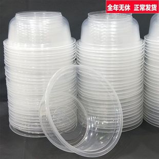 Disposable Tableware, Plastic Bowls, Thickeneded Take-Out Lunch Boxes, Fast Food Boxes with Lids, Environmentally Friendly and High Temperature Resistant