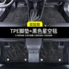 Double-layer doormat, black starry sky, made of TPE