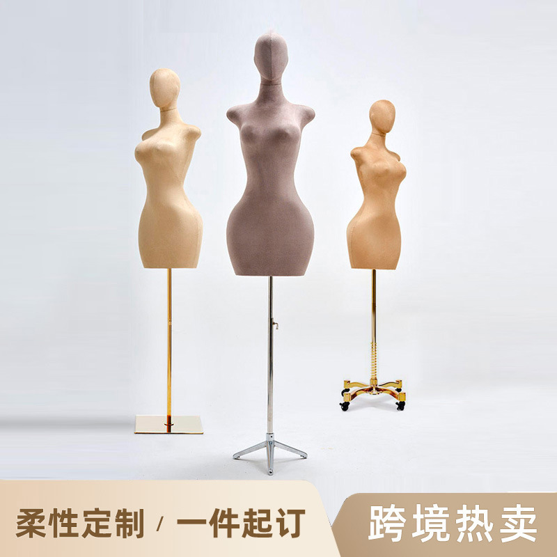 European and American plus size Model Half-length Dummy Window Display Props Dress dress Women's Clothing Store Display Stand