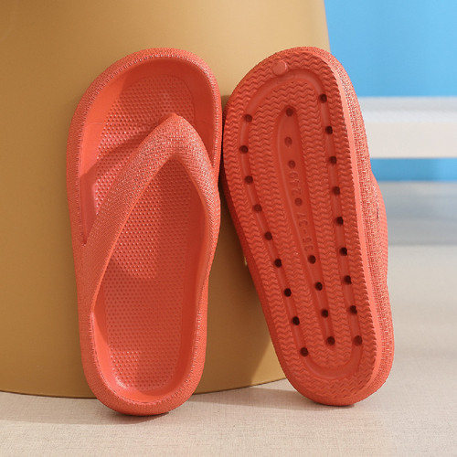 New wholesale H-shaped flip-flops with outdoor EVA, casual flat soft bottom trendy couple outdoor wear indoor bathroom sandals
