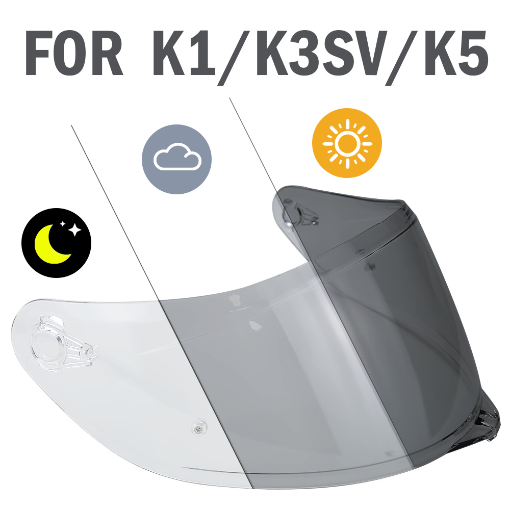 Motorcycle helmet color changing lens x14 pista v14 dynasty k1/k5 rx7x color changing UV protection