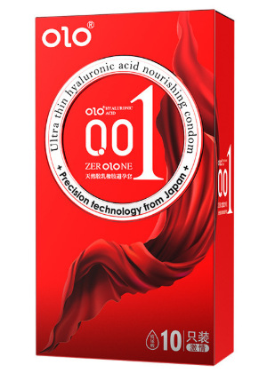 OLO 초슬림 001 사각 가방 레드