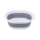 Foldable Washbasin for Dormitory Students Washbasin Portable Travel Plastic Compression Basin Folding Water Basin for Home Use