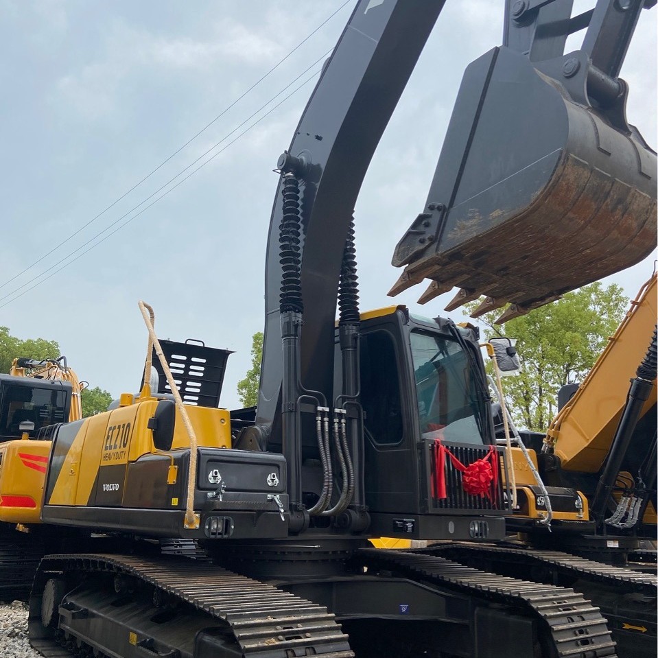 Línea de exportación de compra doméstica original Volvo 200 210 240 290 precio de excavadora de segunda mano