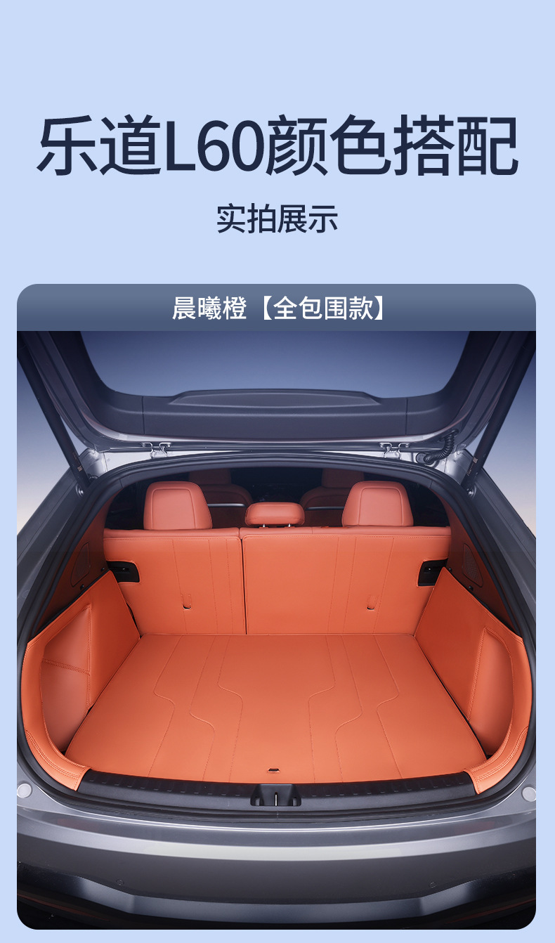 Suitable for Lado L60 Trunk Mat, Fully Enclosed 24 Lado Special Car Interior Modification Accessories Trunk Mat