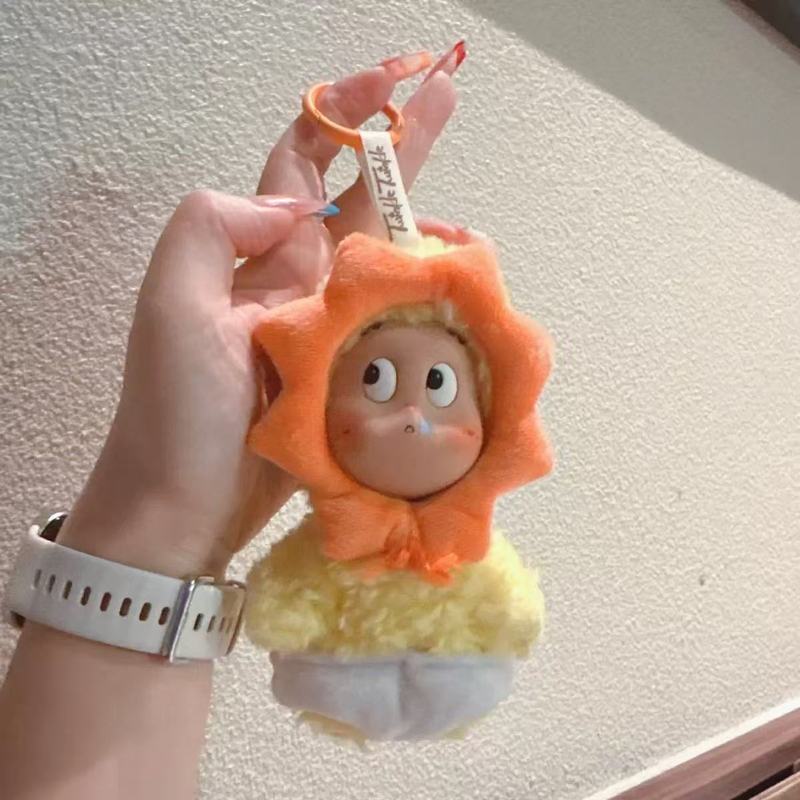 新款跨境星星人系列毛绒挂件盲盒礼物摆件生日挂件毛绒钥匙扣少女|undefined