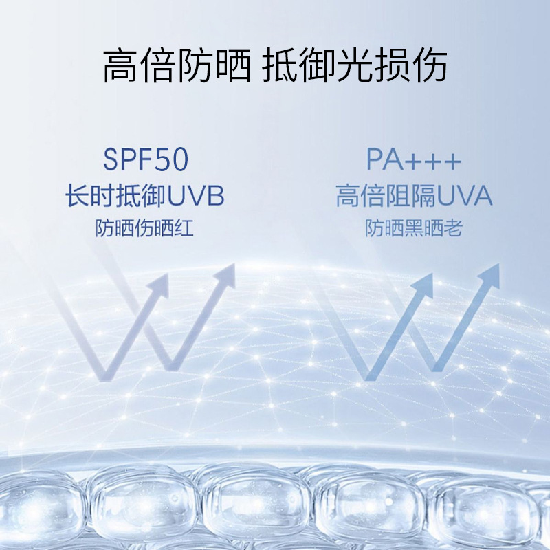 身体美白隔离防晒霜夏季清爽不粘防水防汗不假白学生党男女防晒霜|undefined