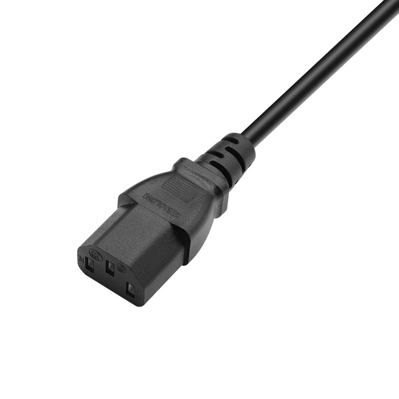批發C13轉C14國標認證三插孔電源線PDU品字尾家用電器連接延長線