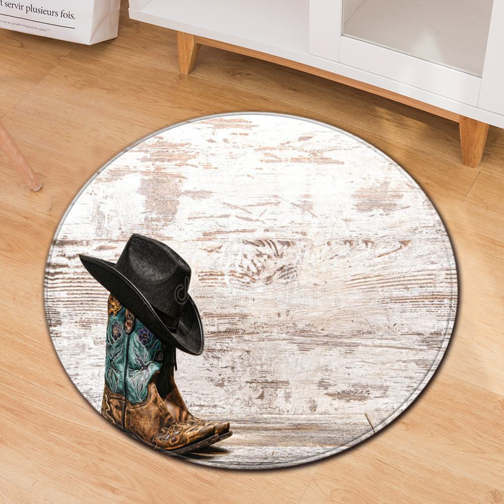 热销圆形地毯电脑椅垫办公椅地垫门垫脚垫厂家直销一件代发