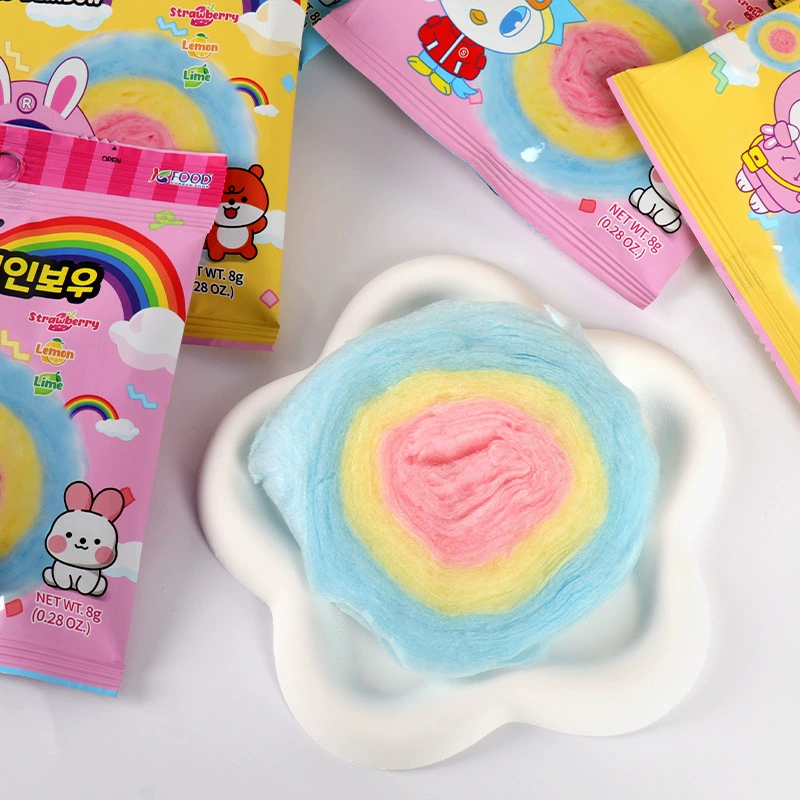 Зефир (Joen) Crayon Shin-chan разноцветный радуга, пакет 8–9 г, детская закуска