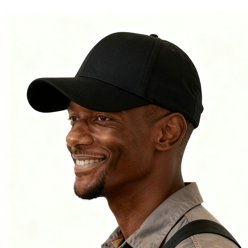 Sombreras de béisbol de algodón en stock de hebilla metálica con gorras de gran tamaño alrededor de la gorra de trabajo europea y americana se pueden personalizar para imprimir bordados