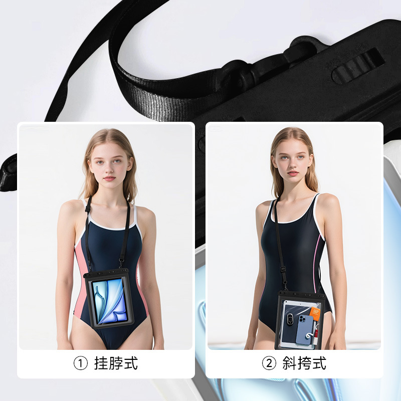 クロスボーダー新しい透明ミニミニ防水保護カバー防水バッグ iPad タブレットダイビングカバー防水バッグ