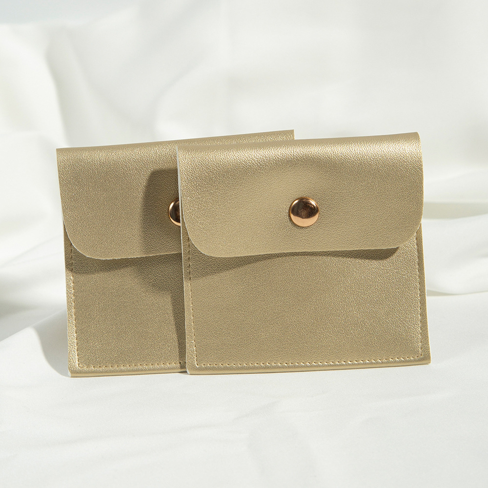 10g Weight Jewelry Packaging Bags Classification 1 Piece Quantity Daily Occasion Pu Leather Material Solid Color Pattern Simple Style Style 1 Piece Pu Leather Simple Style Daily Solid Color Jewelry Packaging Bags 7