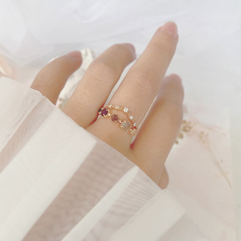 韩版百搭戒子女