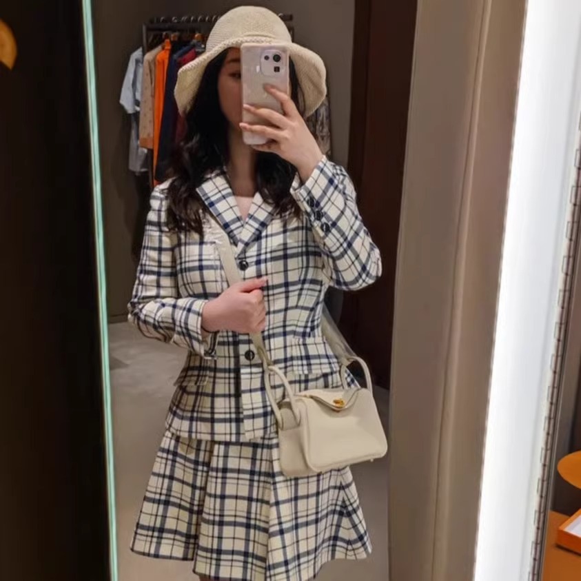 밀크 화이트 미니 22cm 기본 골드 버클 실버 버클 메시지