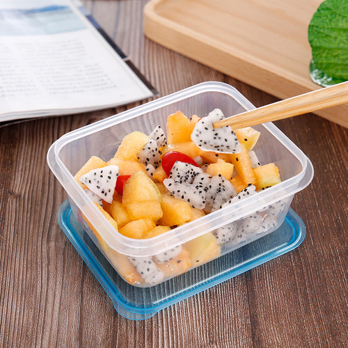 Meiya Jingcai crisper food grade microwave heating lunch box plastic transparent seal box department store wholesale