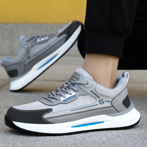 Cross-border labor protection shoes, four seasons new fashion, anti-smash, anti-puncture, lightweight, comfortable, wear-resistant, anti-slip safety protective shoes
