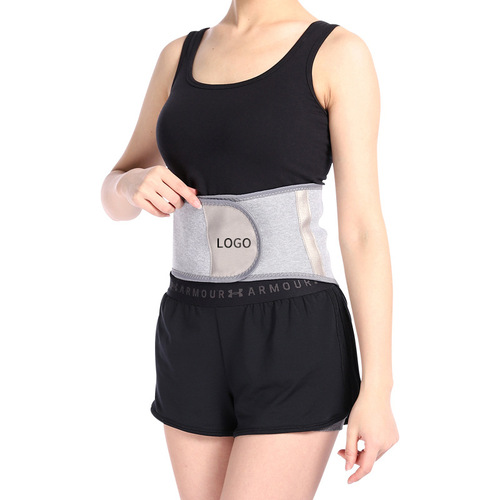Factory direct sales waist protection knitted waist belt for adults with lumbar disc herniation, thin waist belt for stomach protection and belly protection wholesale